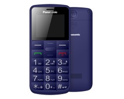 Mobiltelefon készülék Panasonic KX-TU110 Senior (kék) extra nagy gombokkal DUAL SIM